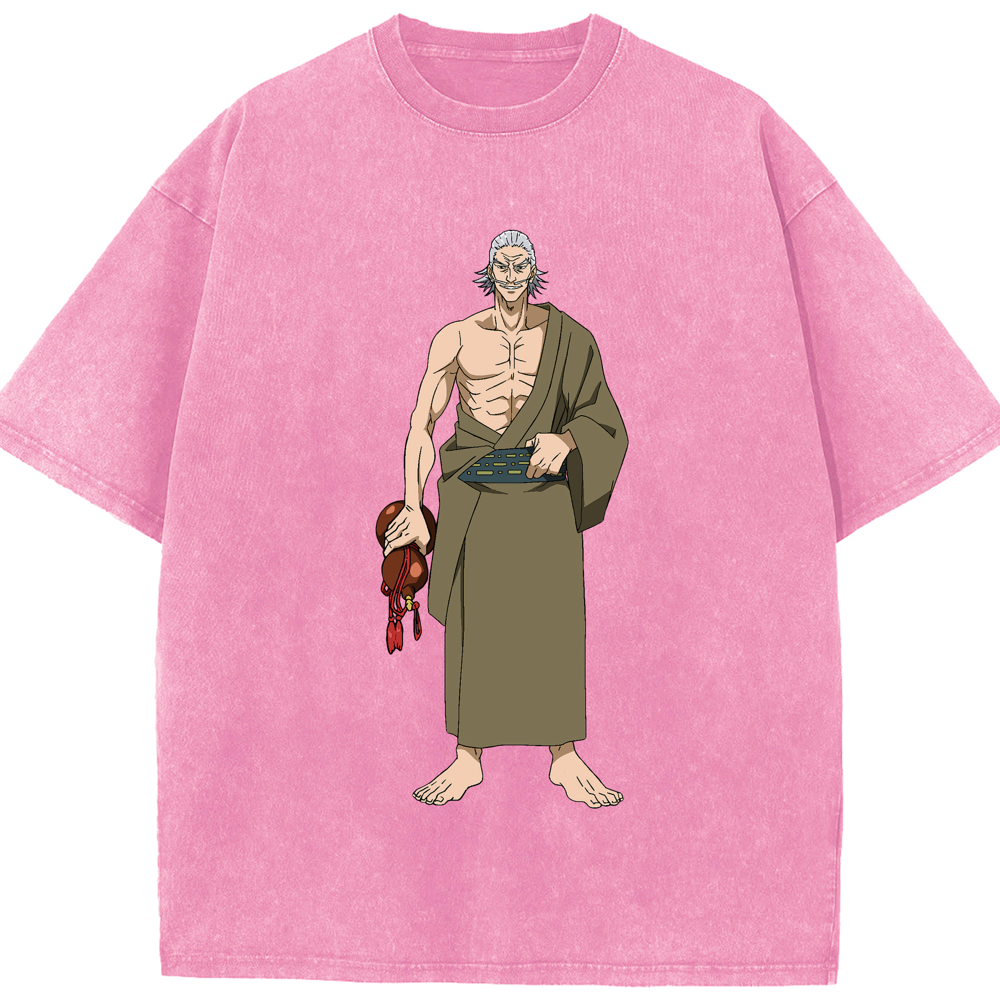 （画像用） 呪術廻戦 Jujutsu Kaisen 綿100% ヴィンテージ風 半袖Tシャツ（フロントプリント）